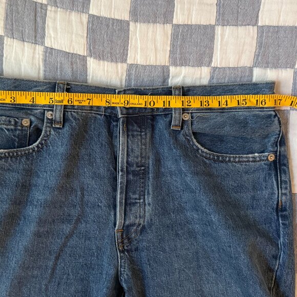 Everlane The Rigid Slouch Jean, Washed Indigo, Size 27 - Picture 7 of 8